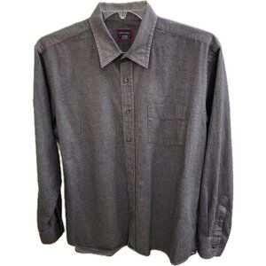 UNTUCKit Dress Shirt Button Up Mens Size XL Gray Front Pocket Cotton